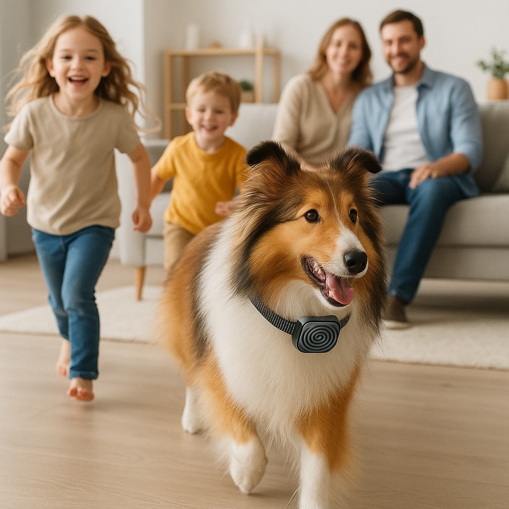 collier anti aboiement chien smartnobark shetland maison enfants