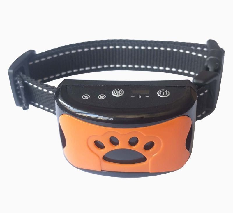 collier anti aboiements hushpawcollar orange