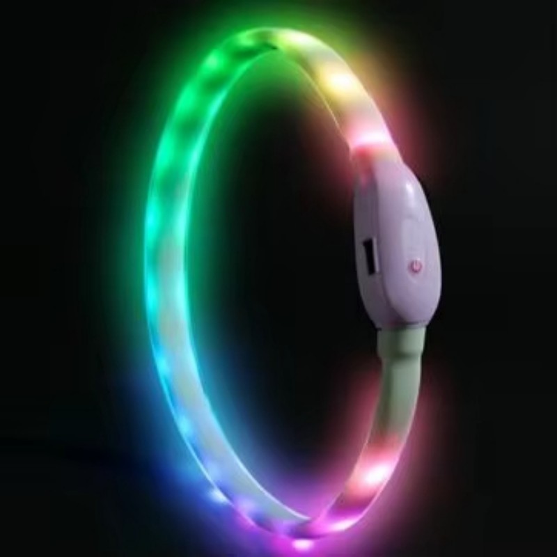 collier lumineux chien shiningcollar zoom allume