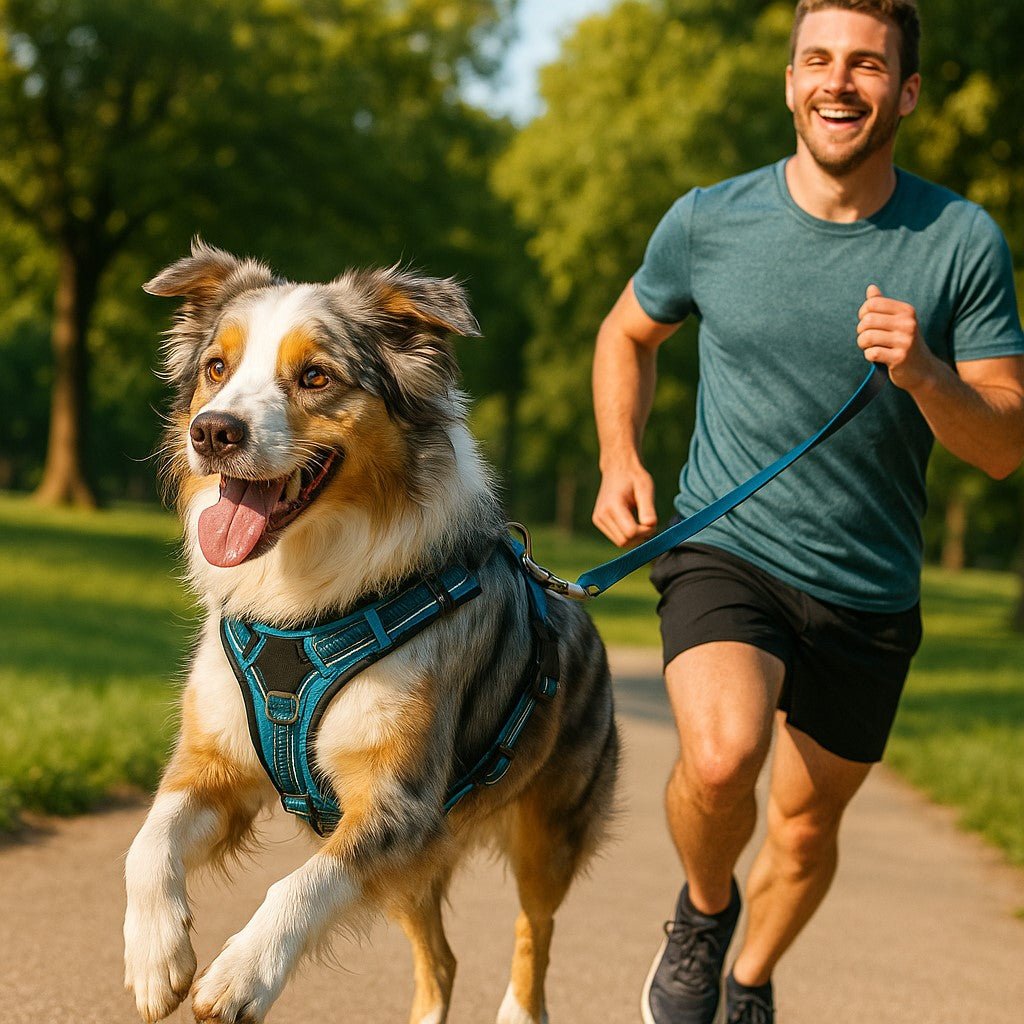 harnais chien comfortdog bouvier australien maitre jogging