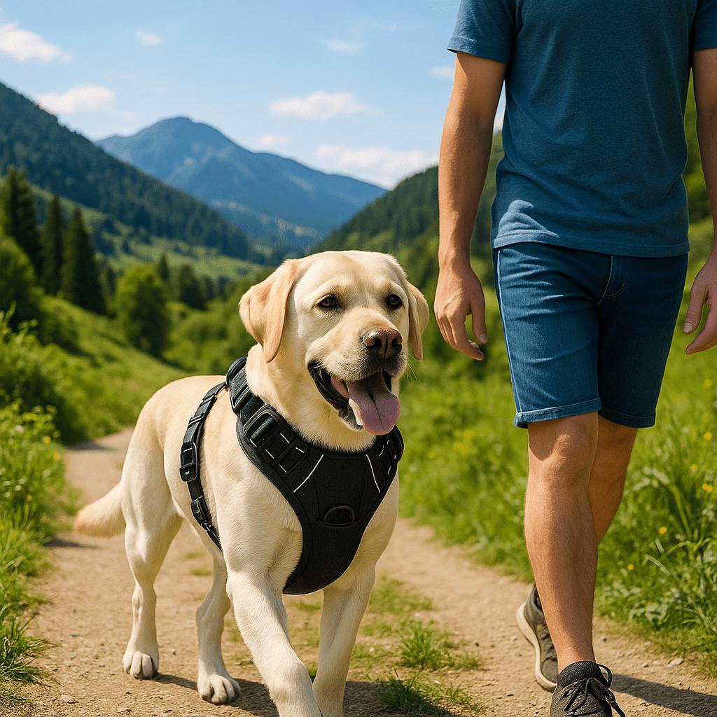 harnais chien comfortdog labrador balade montagne