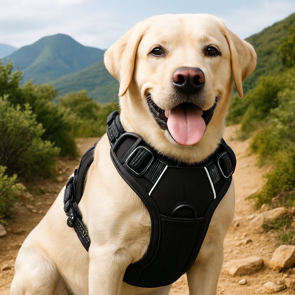 harnais chien comfortdog labrador sentier thailande