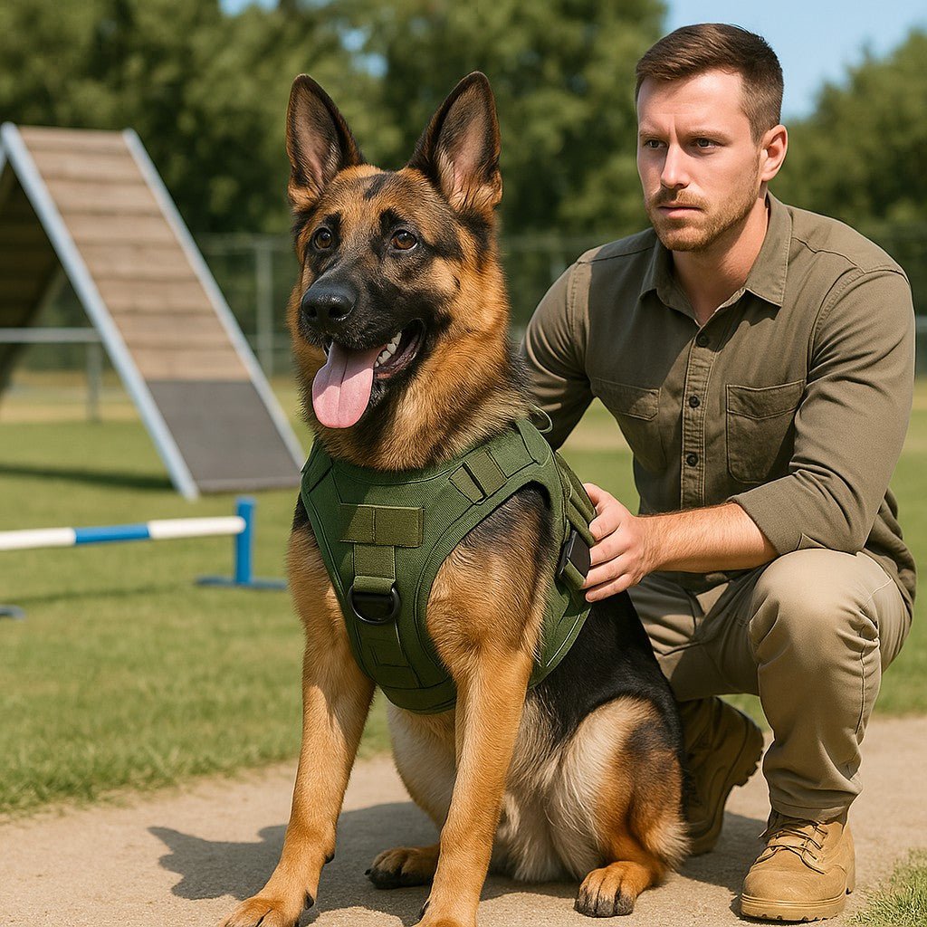 harnais chien tactikdogkit berger allemand entrainement parcours