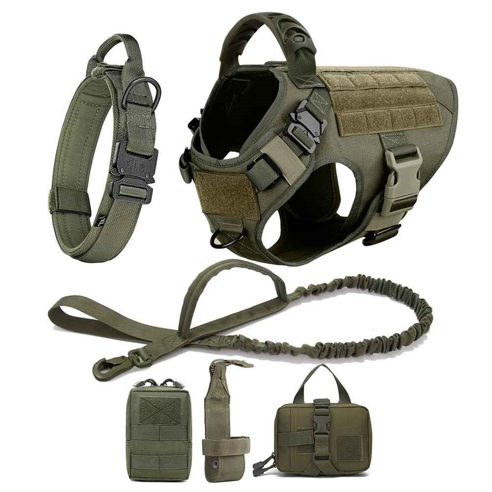 harnais chien tactikdogkit vert complet
