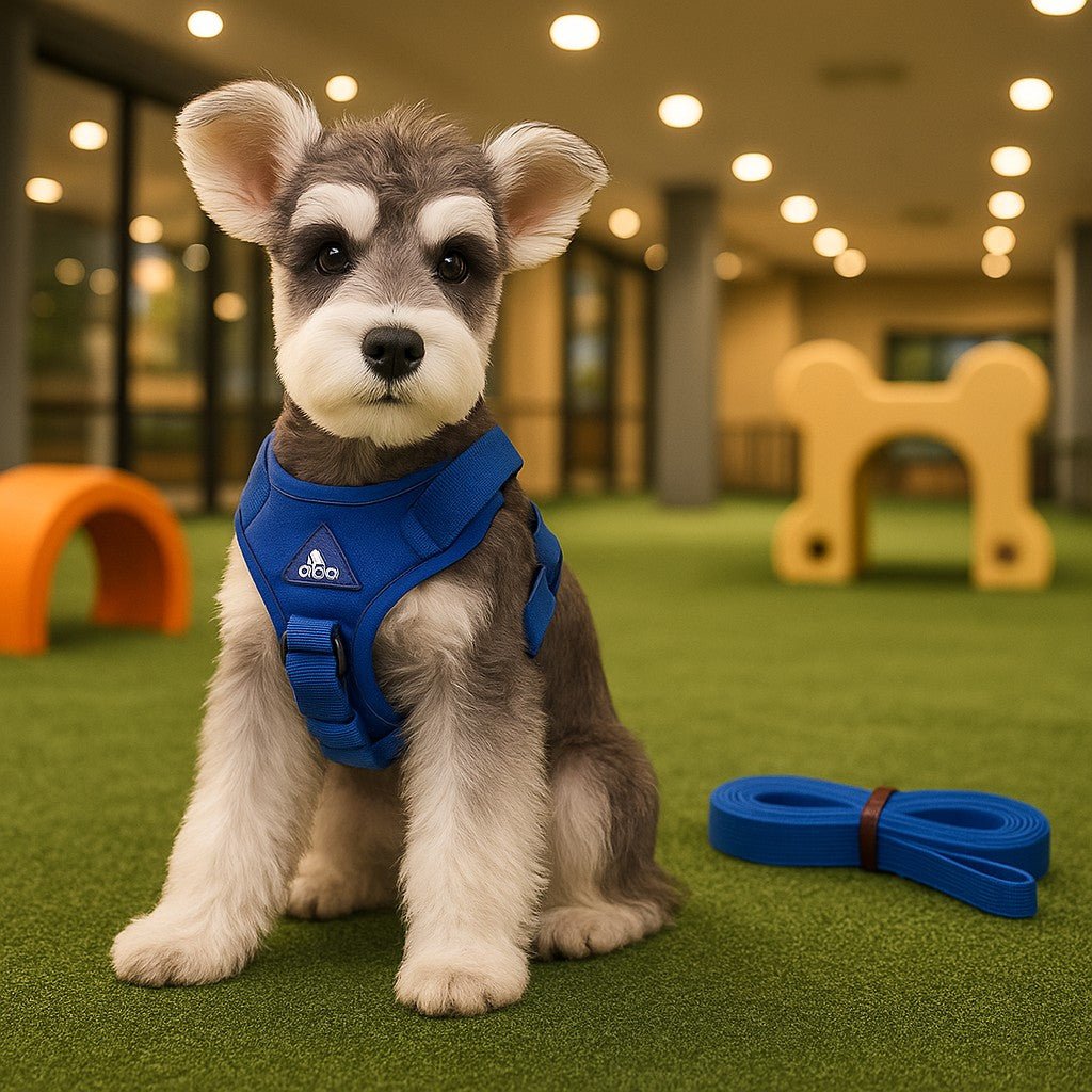 harnais chien tinymeddoggy ensemble bleu parc chiens interieur
