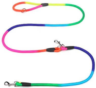 laisse chien main libre freedom walker variante multicolore