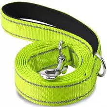 laisse pour chien canileash vert fluo