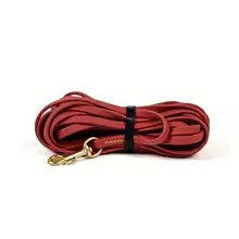 longe pour chien canilonge rouge profond