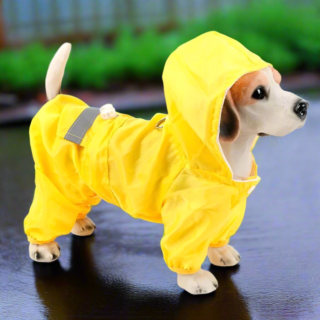 Manteau pour Chien - DogWaterproofCoatâą - Jaune - Tout pour Papattes