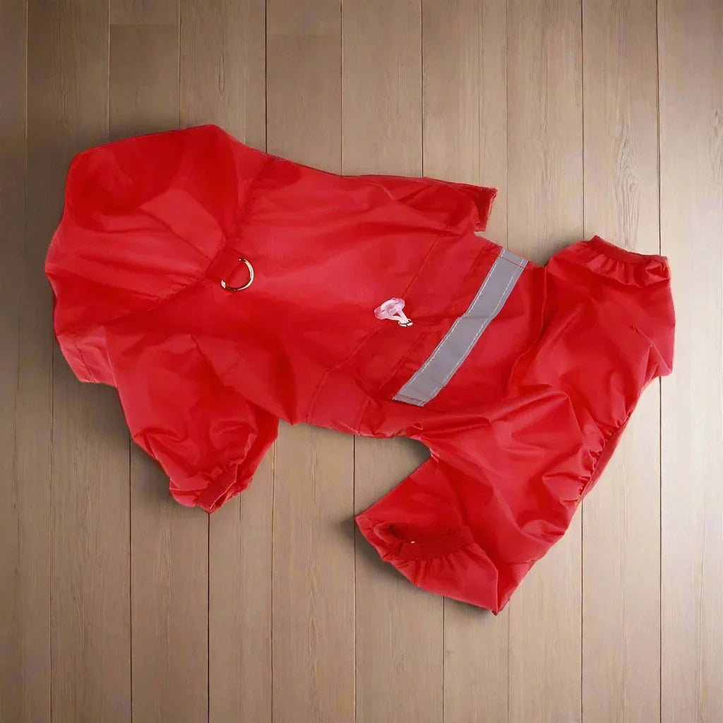 Manteau pour Chien - DogWaterproofCoatâą - Rouge - Tout pour Papattes