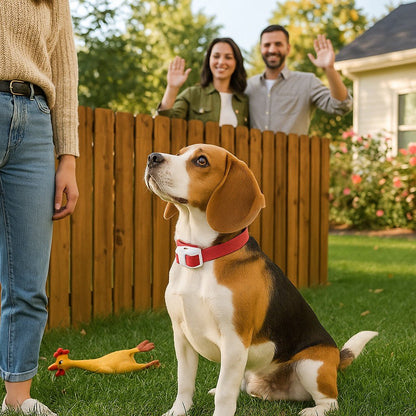 collier anti aboiement canimist beagle coq caoutchouc voisins satisfaits