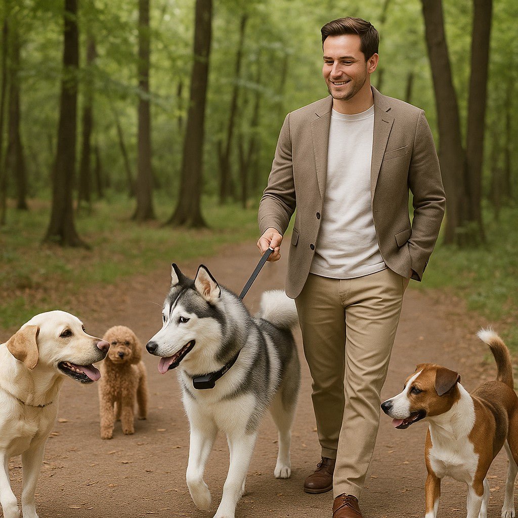 collier anti aboiement canimist husky rencontre autres chiens