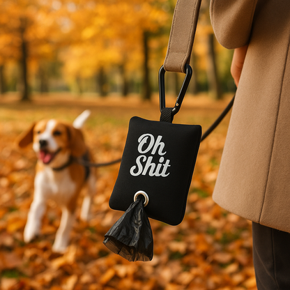 distributeur sac a crotte oh crotte noir jeux au parc en automne