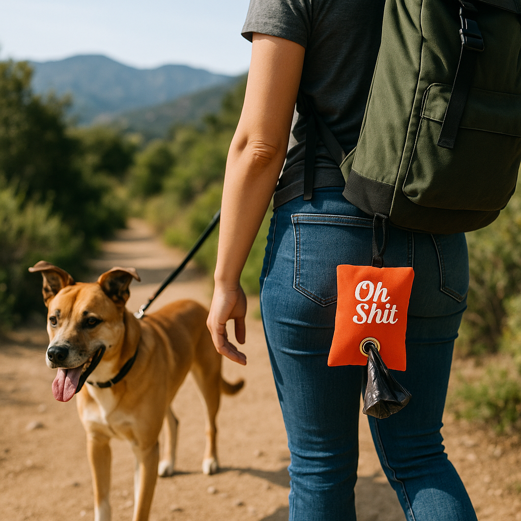 distributeur sac a crotte oh crotte orange aventure en montagnes