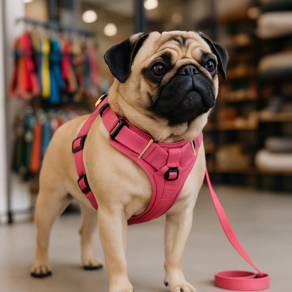 harnais chien tinymeddoggy rose kiosque