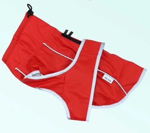 impermeable chien caniprotect rouge