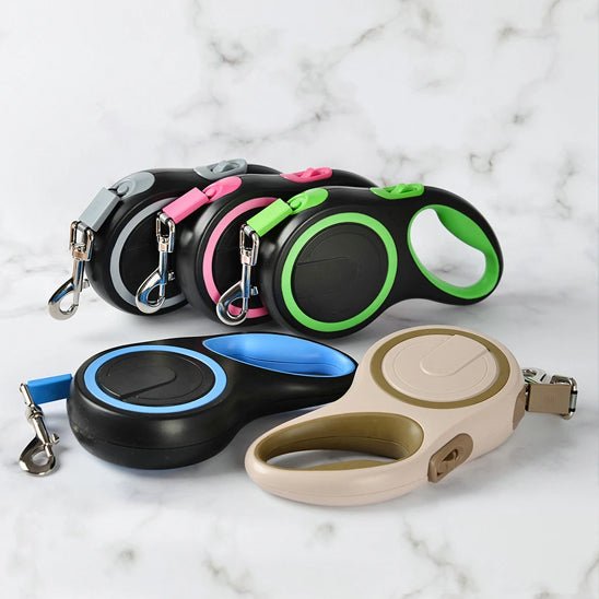 laisse chien caniroll cinq couleurs