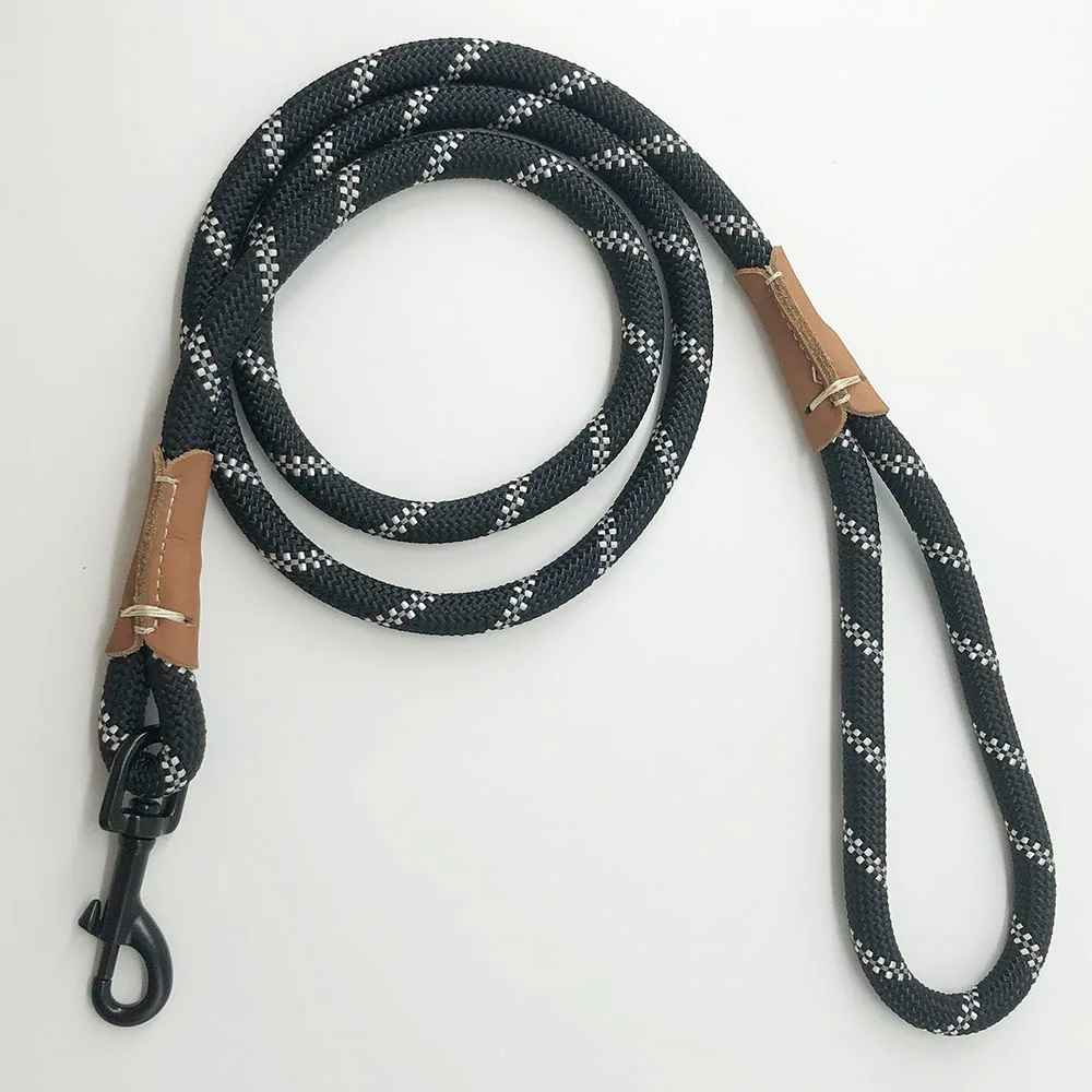 laisse pour chien canicorde noir