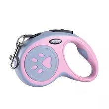 laisse pour chien caniretract rose