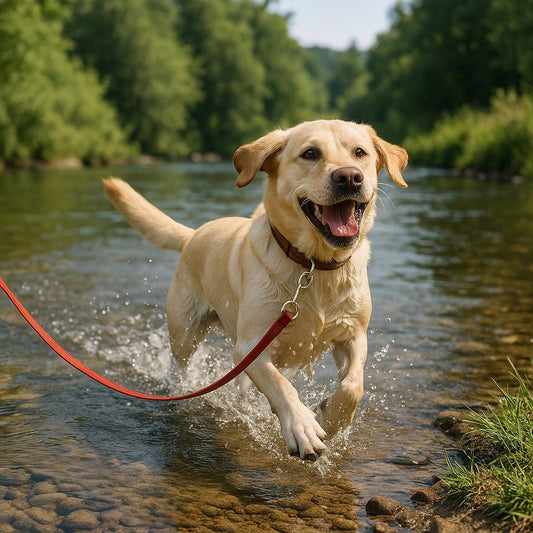 longe pour chien canilonge labrador riviere
