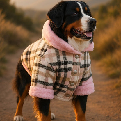 manteau pour chien canichic rose berger australien promenade sentier montagne