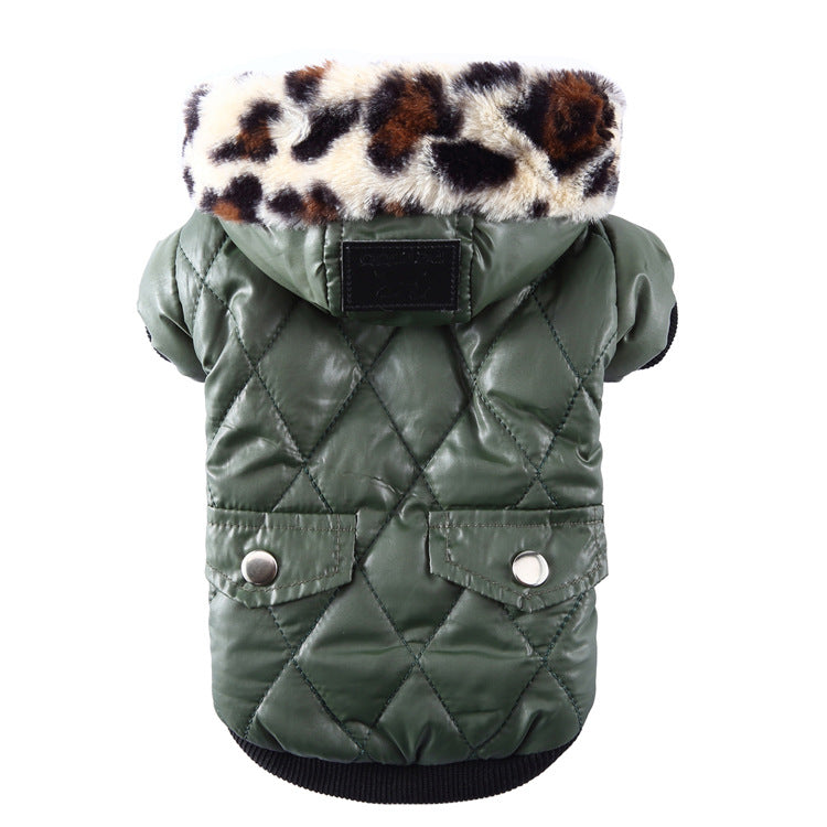 manteau pour chien diamondcoat vert militaire