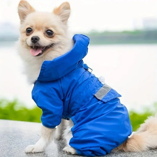 Manteau pour Chien - DogWaterproofCoat™ - Bleu - Tout pour Papattes