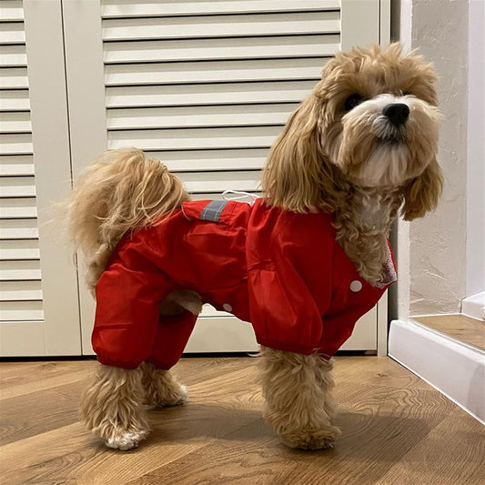 Manteau pour Chien - DogWaterproofCoat™ - Rouge - Tout pour Papattes
