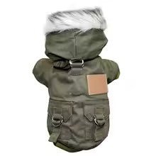 manteau pour chien urbanpup vert militaire