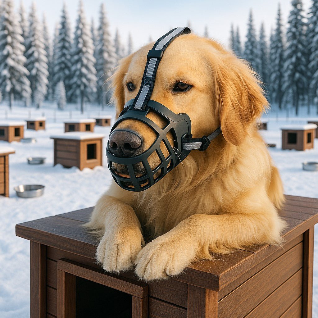 museliere chien calmeasydoggy golden enclos chien traineau